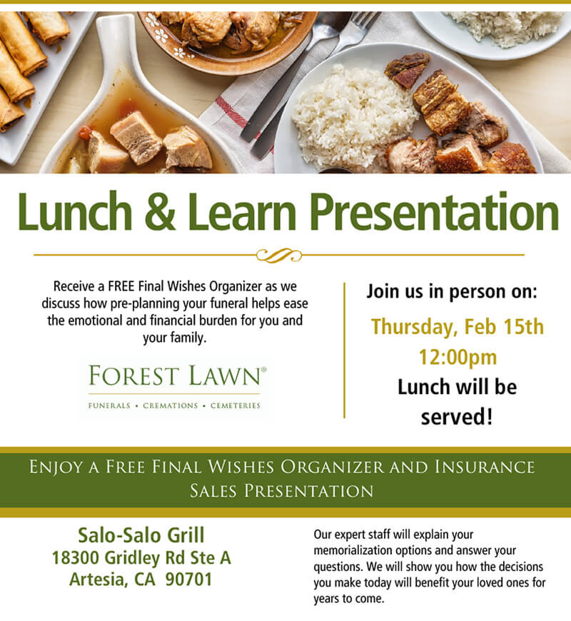 Lunch & Learn Presentation