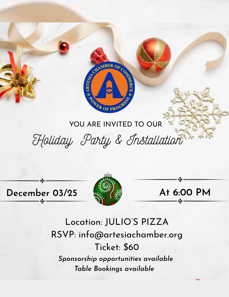 Holiday Party & Installation 2025